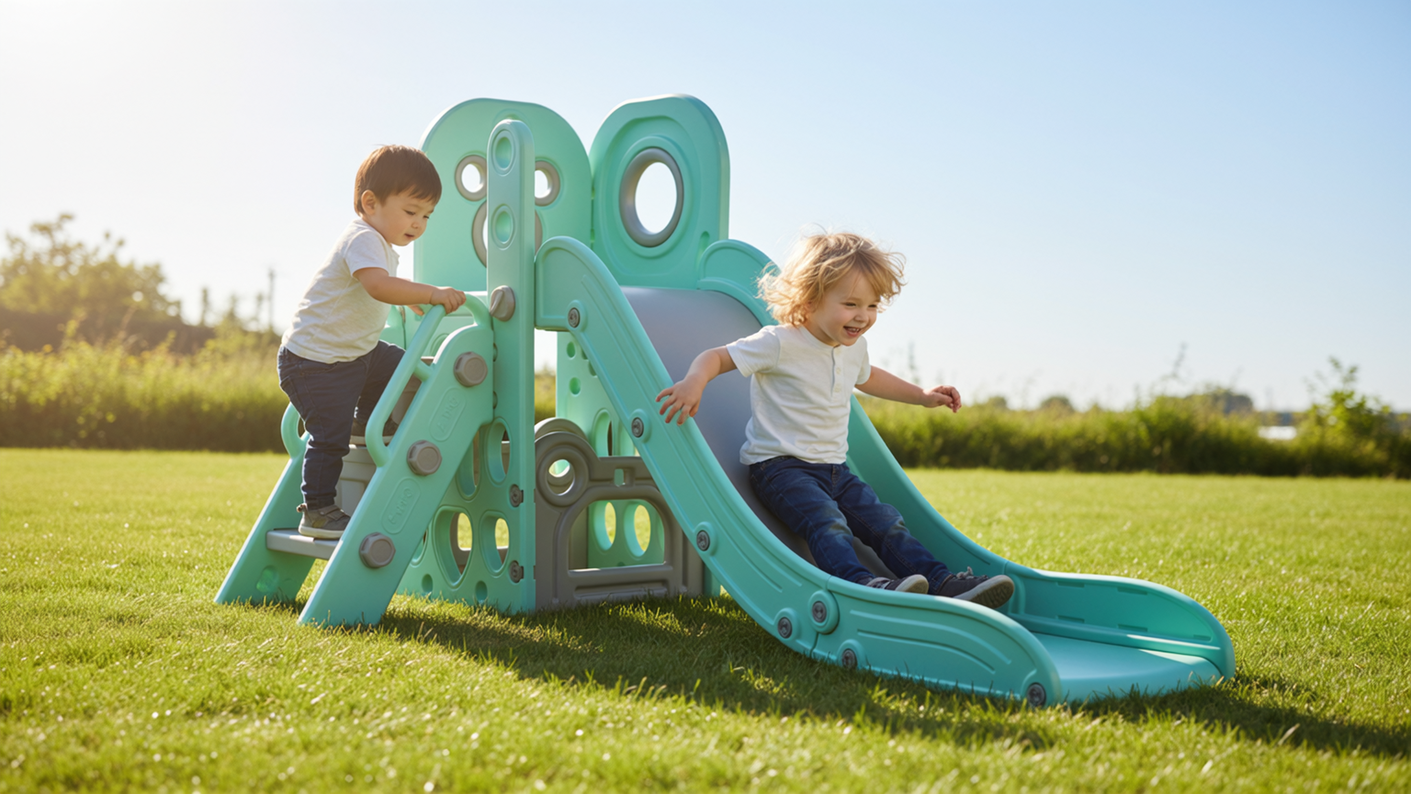 Kids Slide,Climber,Swing Set
