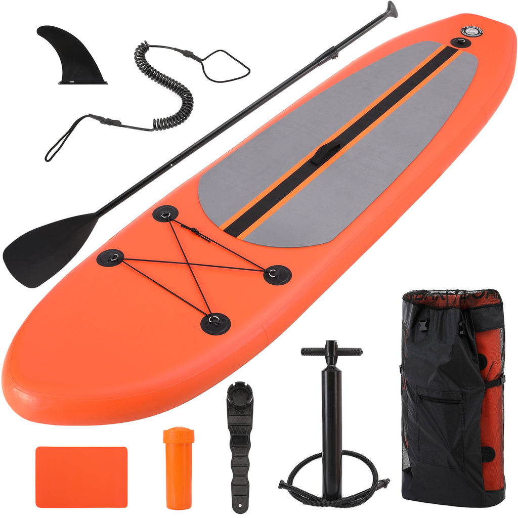 TLSUNNY Inflatable Stand Up Paddle Board, 10/11/12Ft Surfboard 6'' Thick SUP Paddle Board, with Carrying Bag, Hand Pump, Air Pump