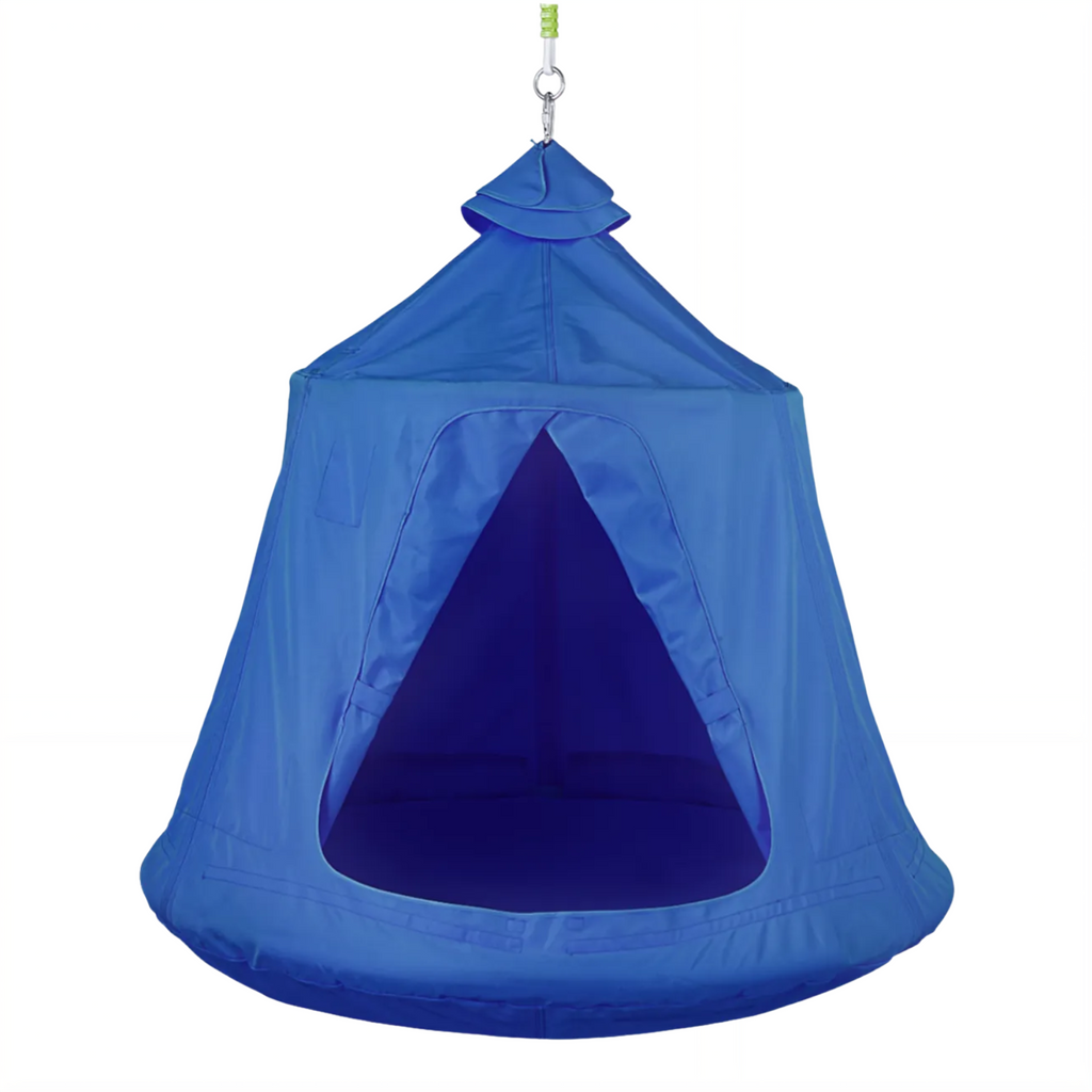 TLSUNNY Hanging Tree Tent, Hanging Chair Swing Tent Set, Waterproof Tree Ceiling Pod, W/ Lights String, Max Capacity 330 lbs