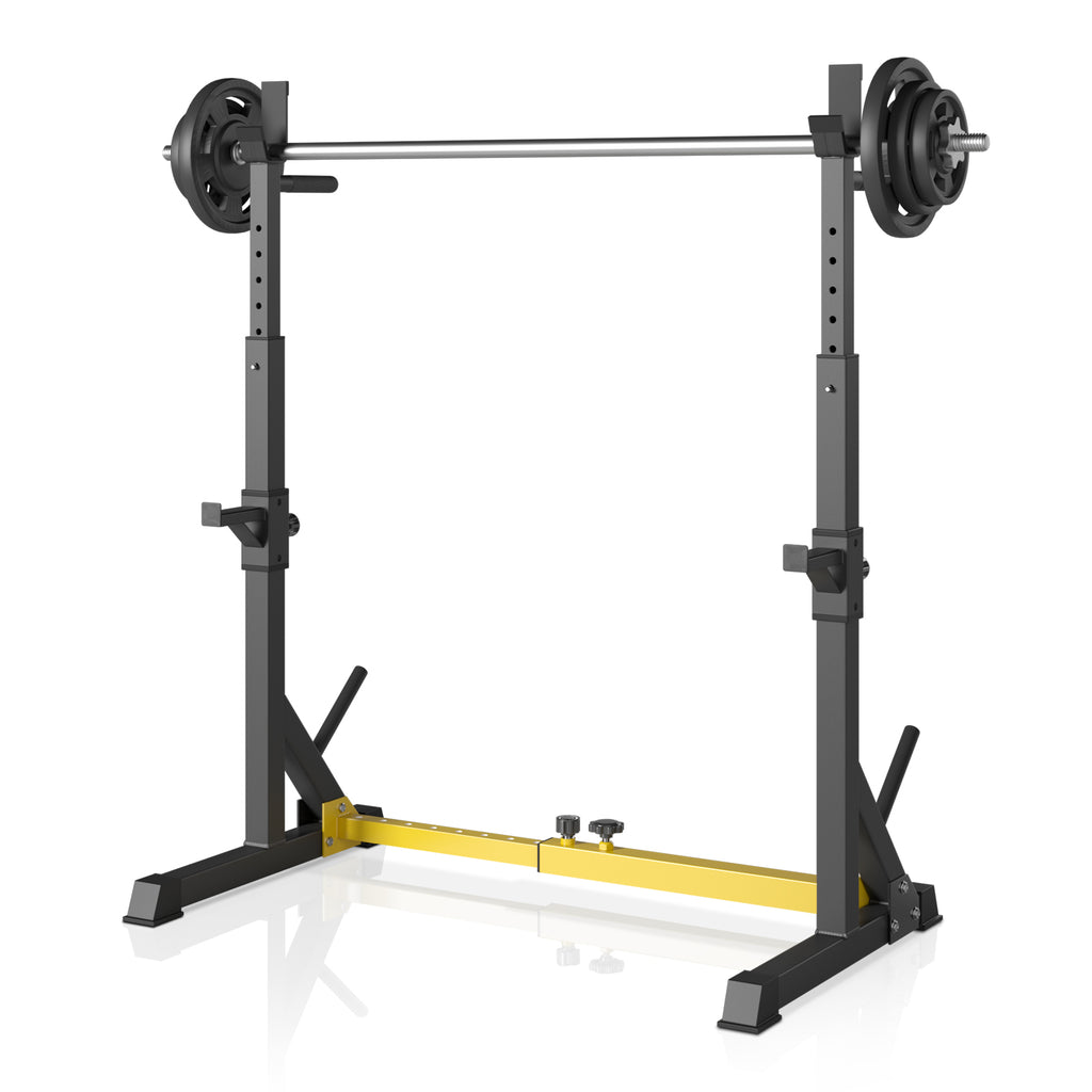 TLSUNNY Squat Rack Stand, Adjustable Barbell Rack for Home Gym Strength Training & Professional Workouts, 570 lbs