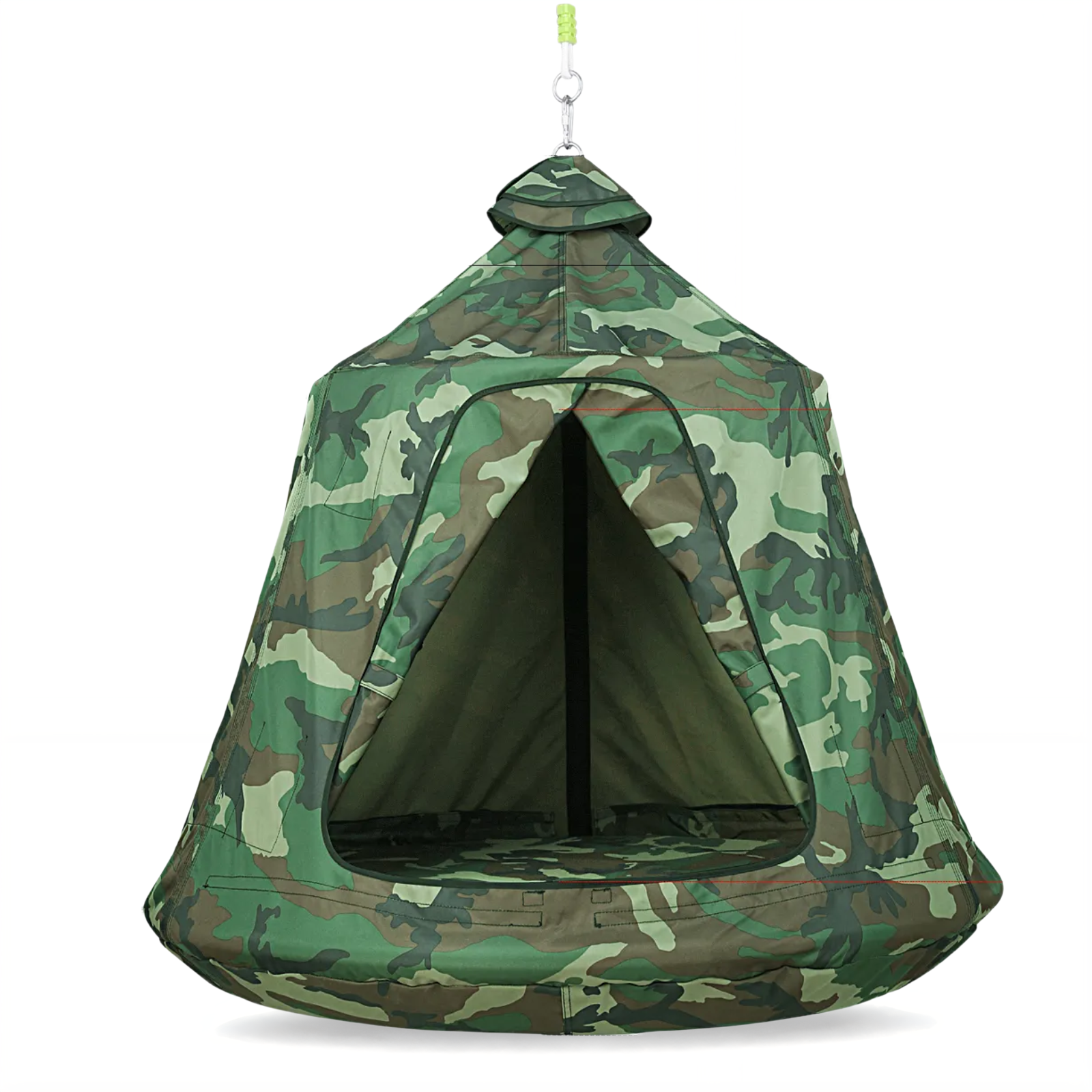 TLSUNNY Hanging Tree Tent, Hanging Chair Swing Tent Set, Waterproof Tree Ceiling Pod, W/ Lights String, Max Capacity 330 lbs