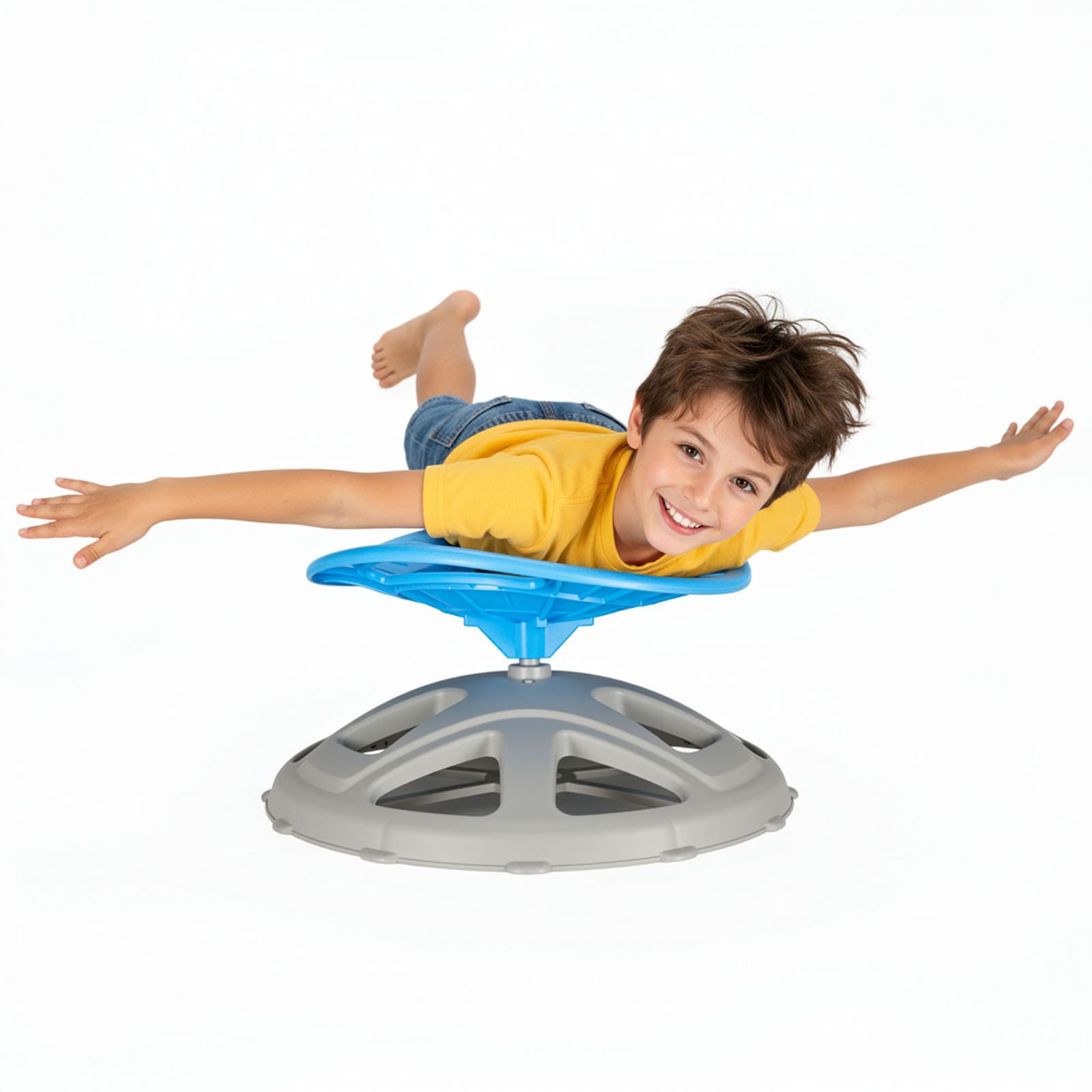 TLSUNNY Spinning Chair for Autistic,360° Swivel Sensory Seat for Teens with ADHD/Autism, Balance Training