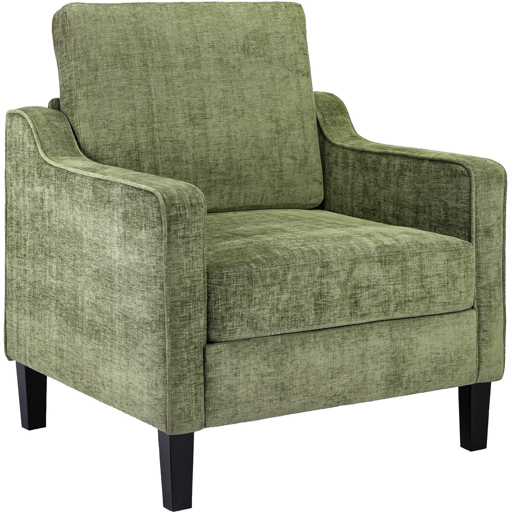 TLSUNNY Accent Chair, Mid Century Modern Reading Chair, Upholstered Armchair with Removable Cover, Comfy Single Sofa Side Chair for Office, Apartment, Small Room