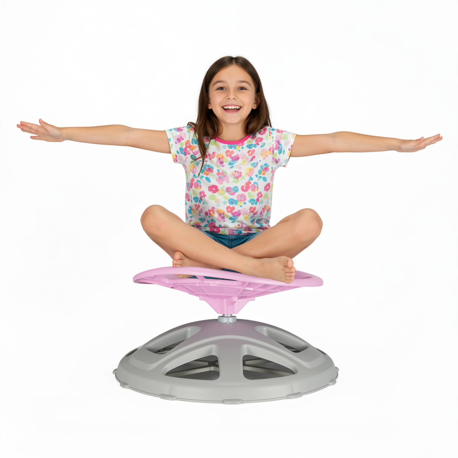 TLSUNNY Spinning Chair for Autistic,360° Swivel Sensory Seat for Teens with ADHD/Autism, Balance Training