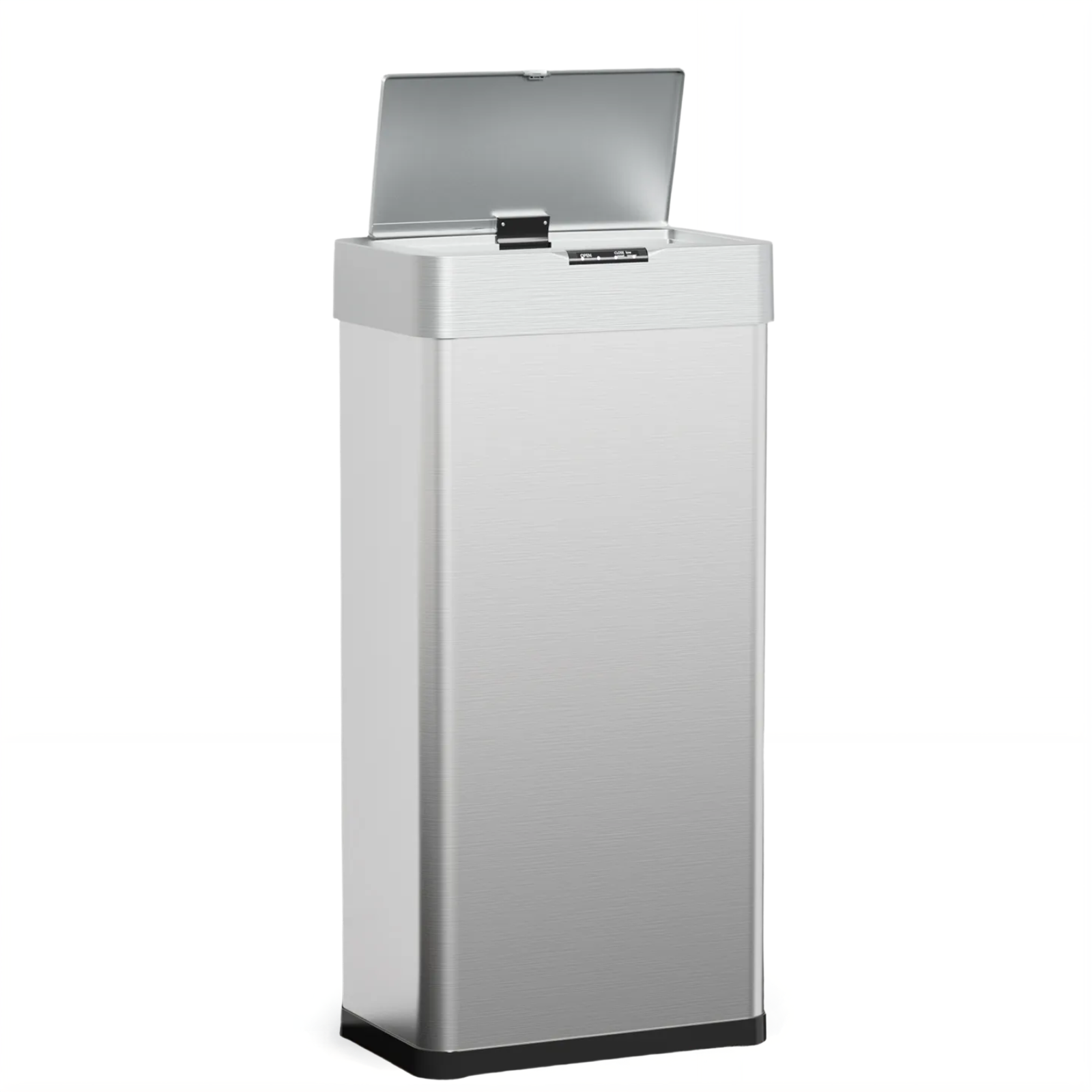 TLSUNNY Automatic Trash Can, 13.2/16/18.5/21.1 Gallon Stainless Steel, Motion Sensor Hands Free Soft Close Lid Garbage Biner