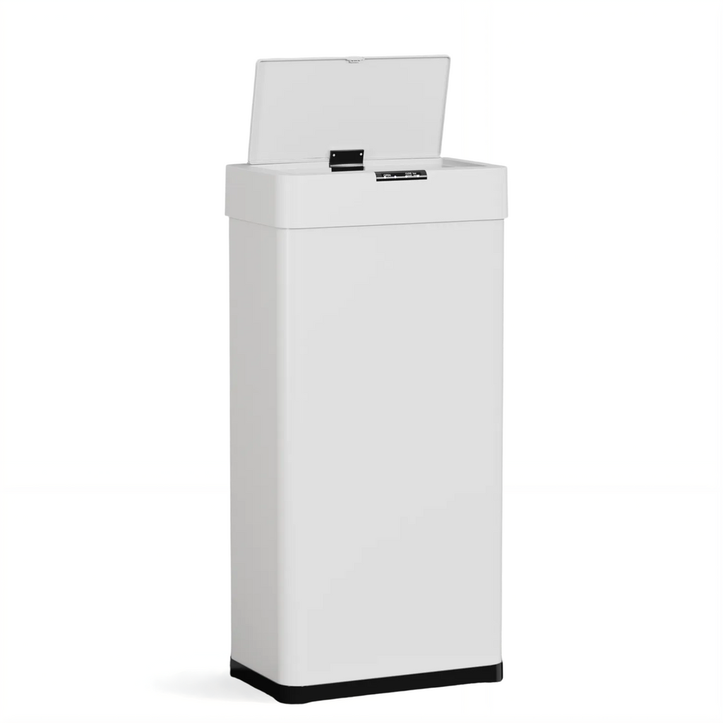 TLSUNNY Automatic Trash Can, 13.2/16/18.5/21.1 Gallon Stainless Steel, Motion Sensor Hands Free Soft Close Lid Garbage Biner