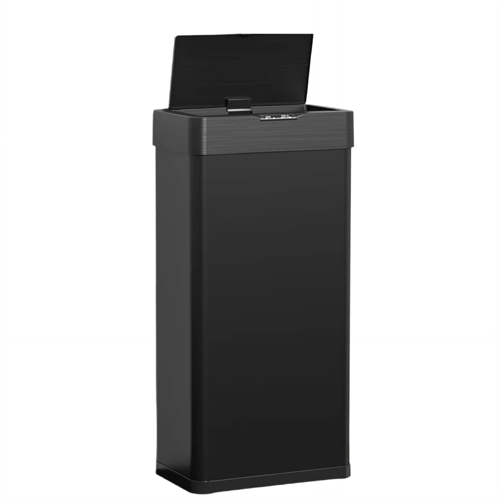 TLSUNNY Automatic Trash Can, 13.2/16/18.5/21.1 Gallon Stainless Steel, Motion Sensor Hands Free Soft Close Lid Garbage Biner